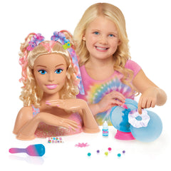 Barbie Deluxe Tie-Dye Styling Head - Blonde