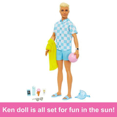 Barbie Ken Doll In Swim Trunks