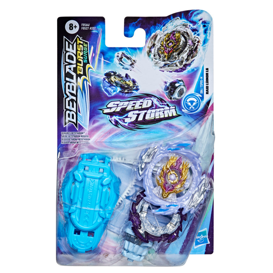 Beyblade Burst Surge Speedstorm Starter Pack Raid Luinor L6