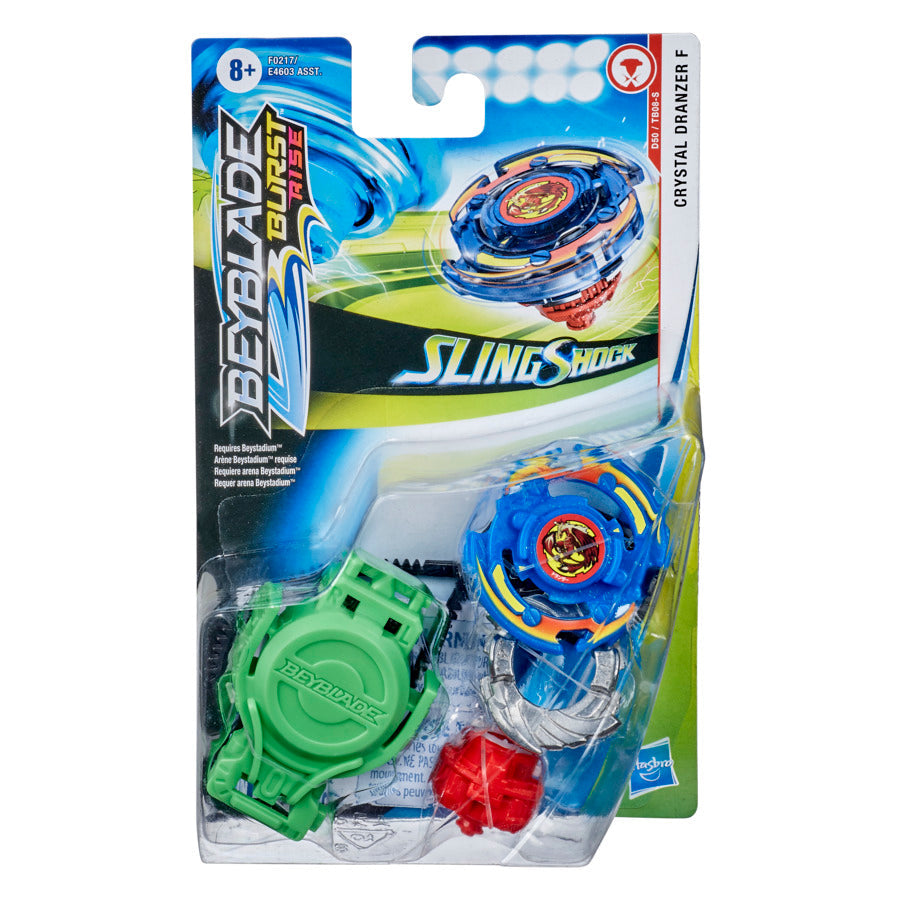 Beyblade Burst Turbo Slingshock Starter Pack Crystal Dranzer F