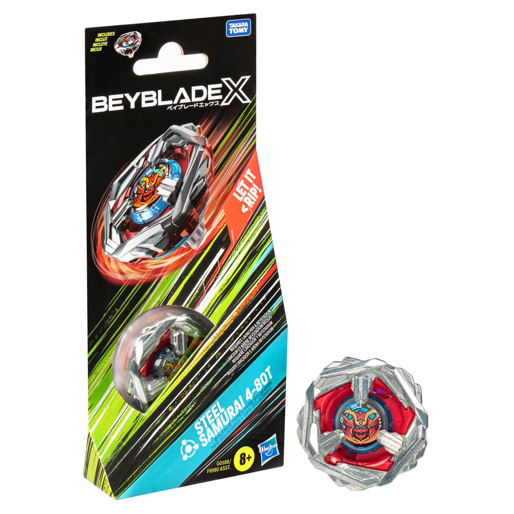 Beyblade X Steel Samurai 4-80T Booster Pack Set