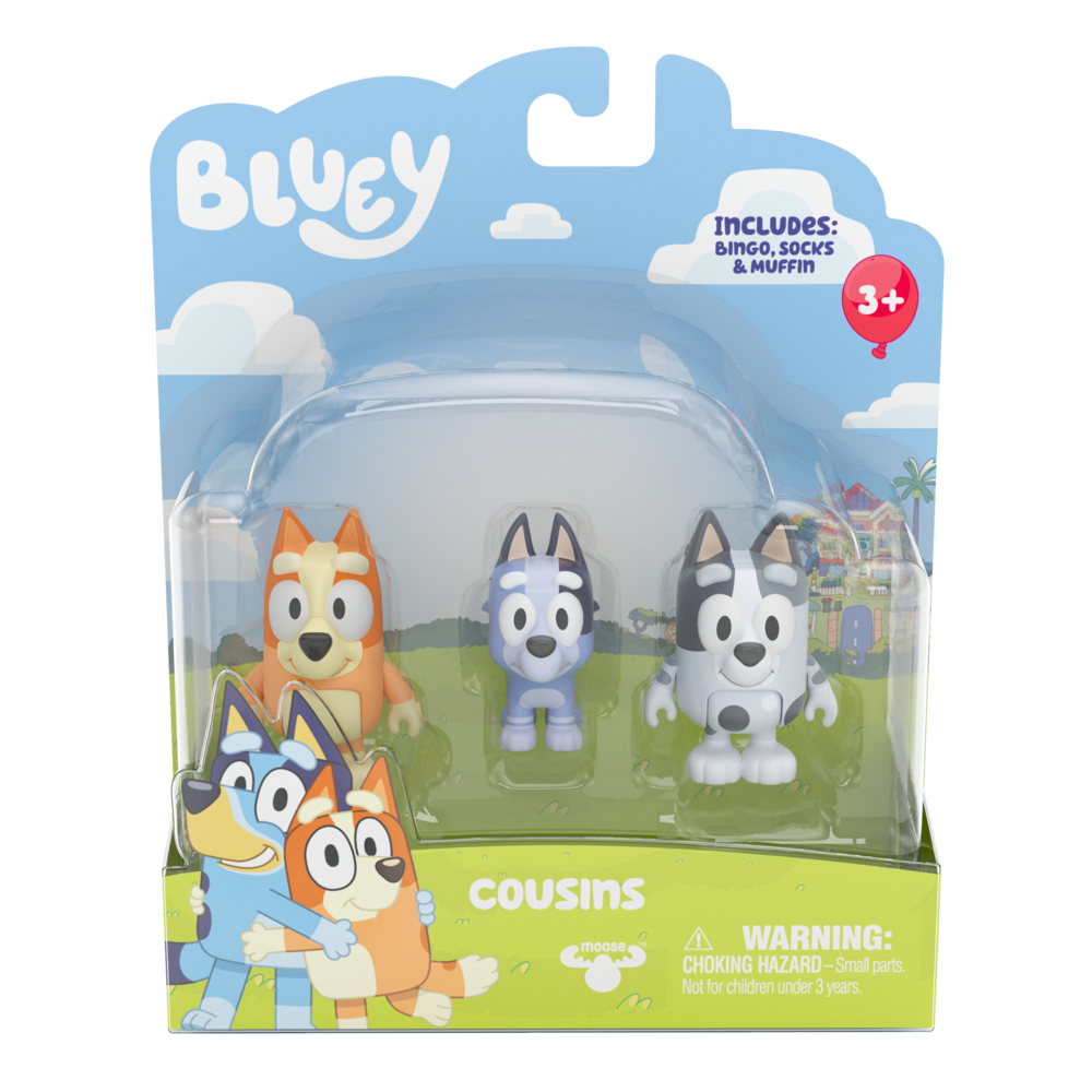 Bluey Figurine 2 Pack Cousins