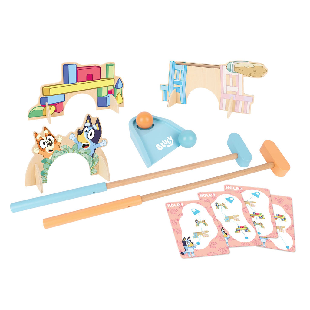 Bluey Wooden Crazy Golf Set
