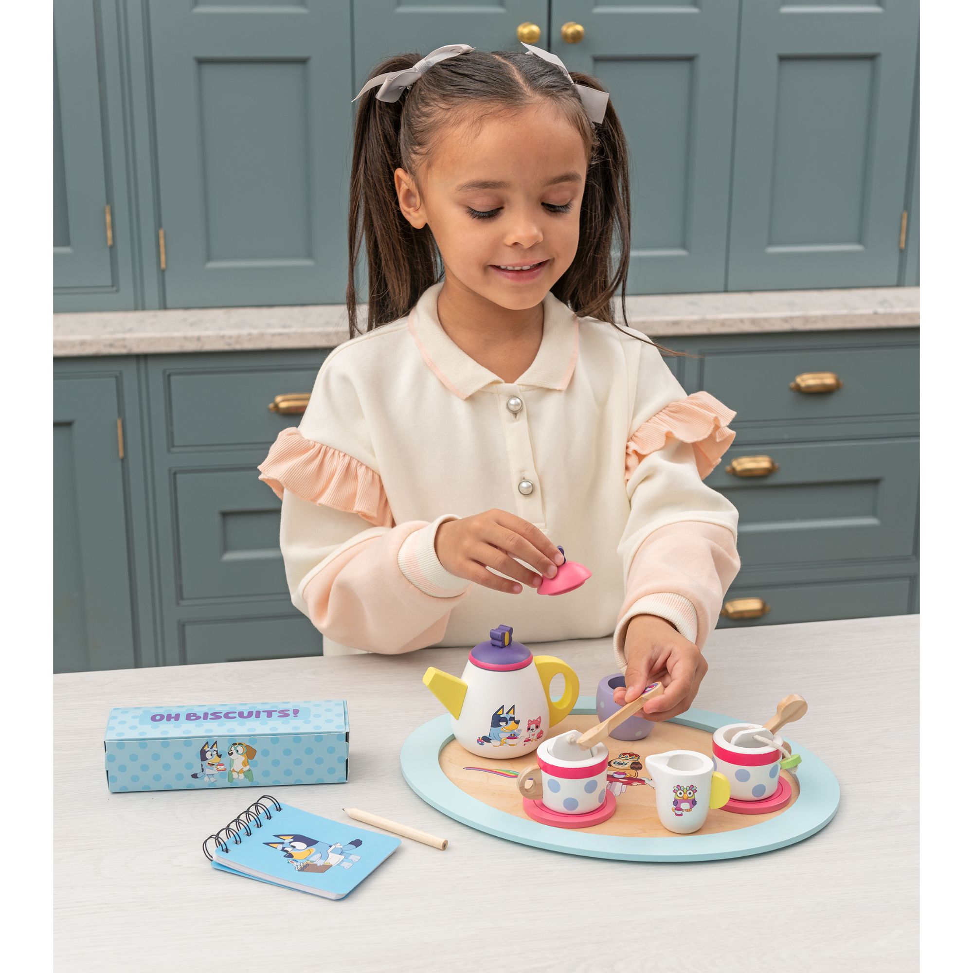 BLUEY WOODEN TEA PARTY SET SET – Toyworld Australia