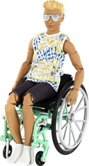 Barbie Fashionista Ken Doll - 167 With Wheelchair