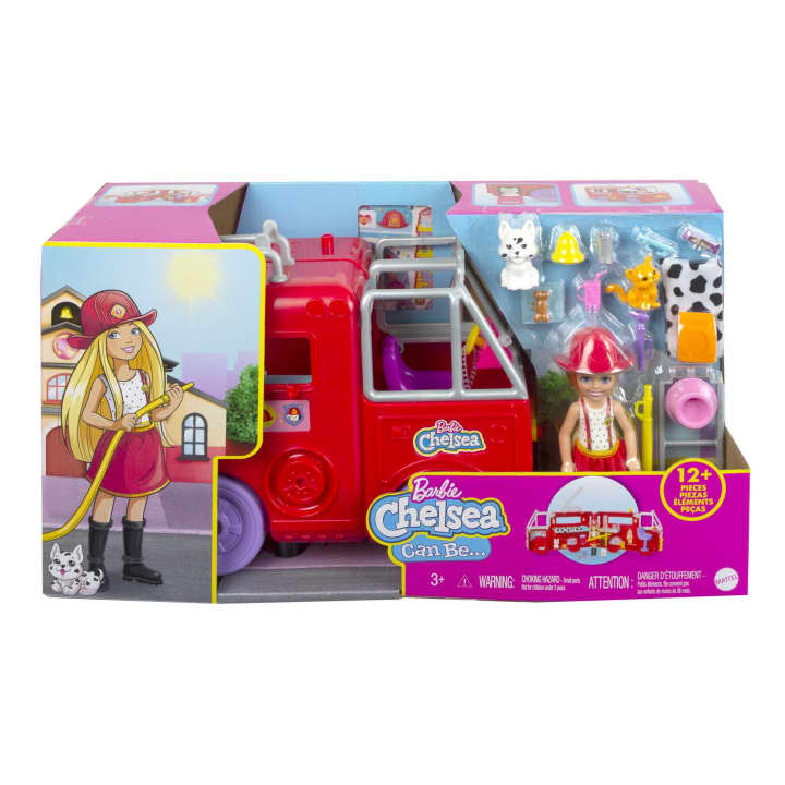 Barbie Chelsea Can Be. Fire Fighter With Fire Engine Toyworld Australia