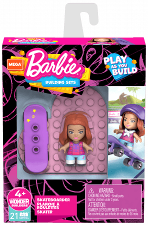 MEGA Barbie Building Sets Skateboarder