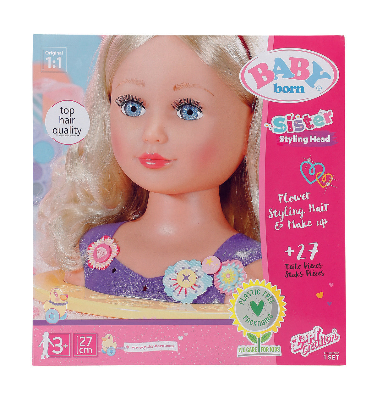Baby Born Sister Styling Head Toyworld Australia
