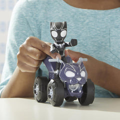 Marvel Spidey And His Amazing Friends Vehicle And Figure Black Panther Panther Patroller