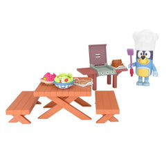 Bluey Family Backyard Bbq Mini Playset