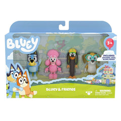 Bluey Figurine 4 Pack Series 5 Bluey & Friends Snickers