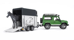 Bruder Landrover Defender And Horse Trailer