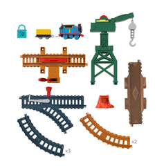 Fisher-Price Thomas & Friends Motorized Track Set Cranky The Crane Cargo Drop