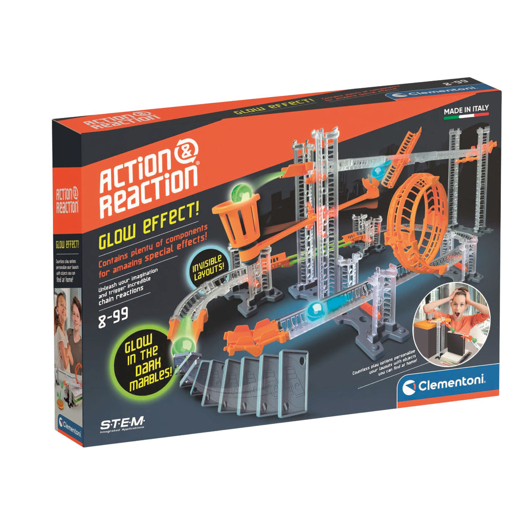 Clementoni Action & Reaction Glow Effect Construction Set