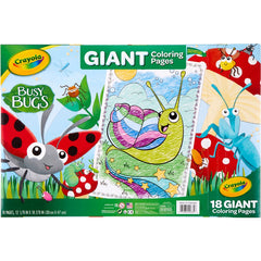 Crayola Busy Bugs Giant Colouring Pages