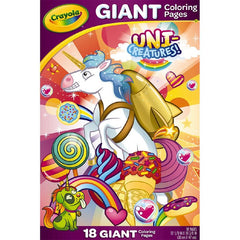 Crayola Uni-Creatures Giant Colouring Pages