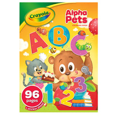 Crayola Alpha Pets 96 Page Colouring Book