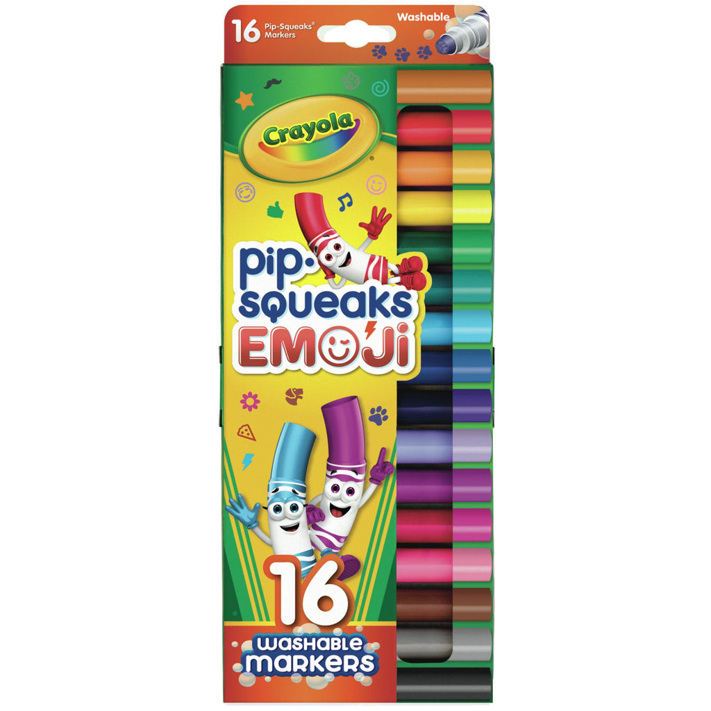 Crayola Pipsqueaks Emoji Markers 16 Pack