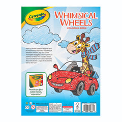 Crayola Whimsical Wheels 96 Page Colouring Book