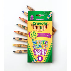 Crayola Write Start Coloured Pencils 8 Pack