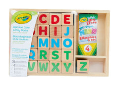 Crayola Alphabet Colour And Play Blocks