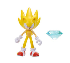 Sonic The Hedgehog 4 Inch W8 Figure - Super Sonic