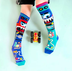 MADMIA Monster Truck Toddler Socks