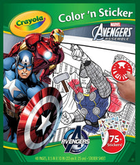 Crayola Marvel Avengers Colour & Sticker Book