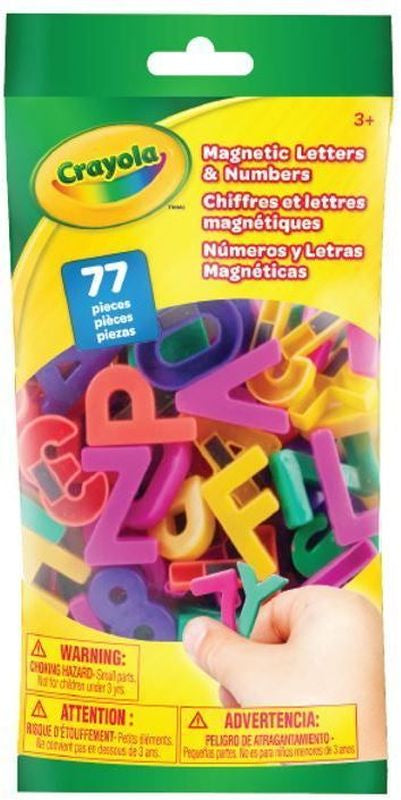 Crayola Magnetic Letters & Numbers 77 Piece