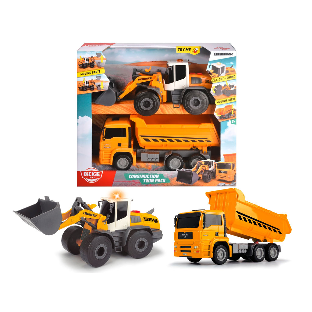 Dickie Toys Construction Construction Twin Pack