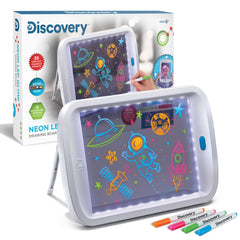 Discovery Neon Led Glow Drawing Board