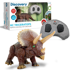 Discovery Triceratops Remote Control Pet Creature