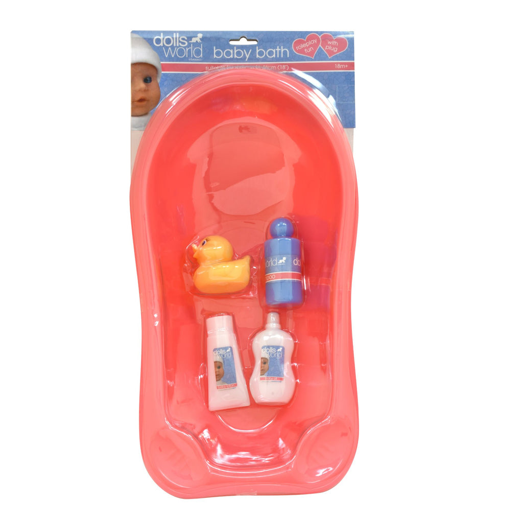 Dolls World Baby Bath With Accessories