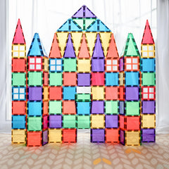 Connetix Magnetic Tiles 100 Piece Rainbow Creative Pack