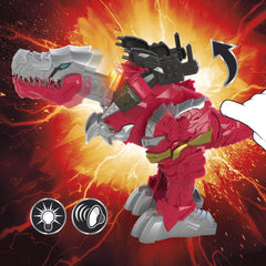 Power Rangers Dino Fury Battle Attackers T-Rex Champion Zord