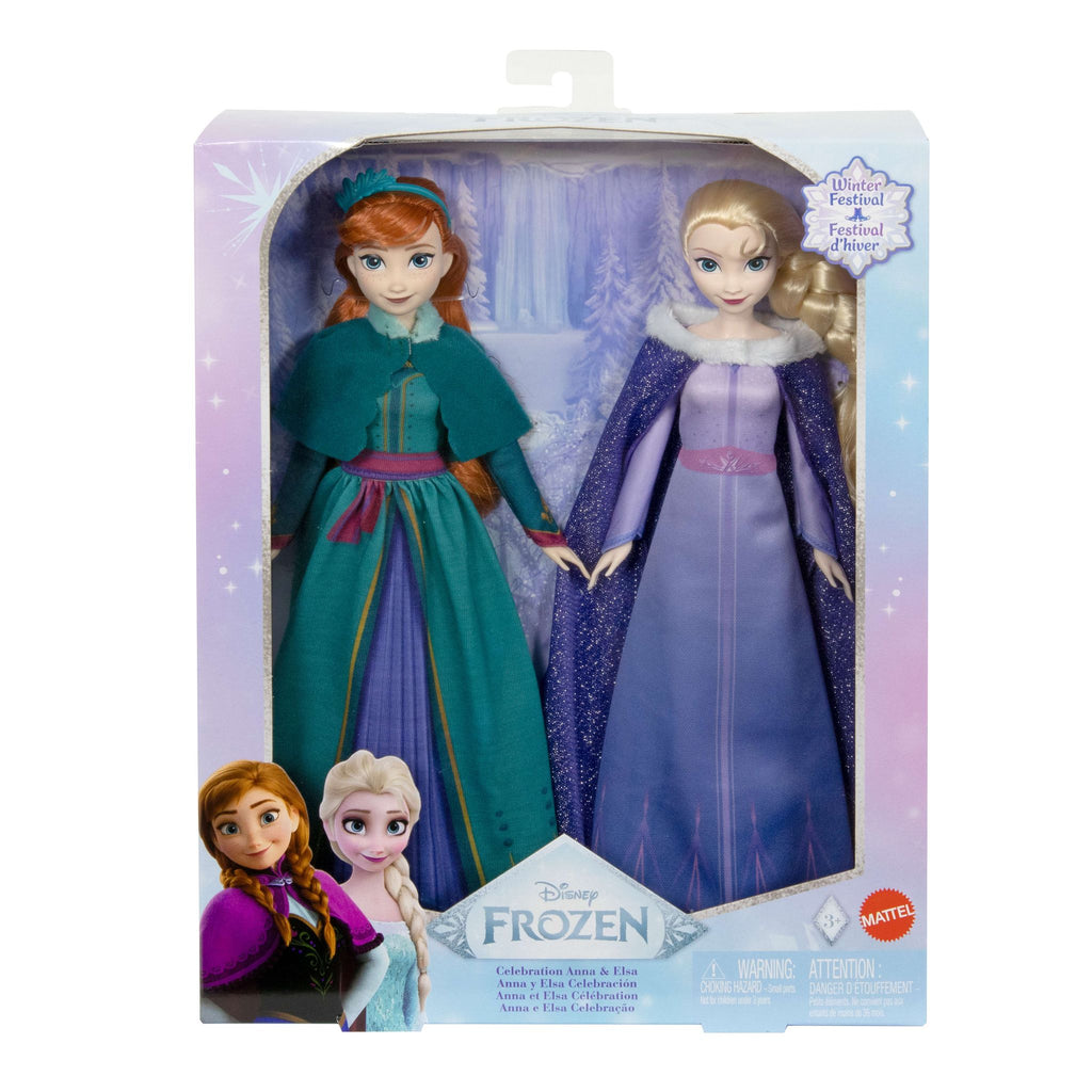 Disney Frozen Winter Festival Celebration Anna & Elsa Dolls