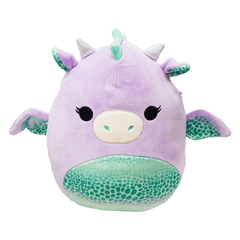 Squishmallows 12 Inch Plush Drow The Purple Dragon