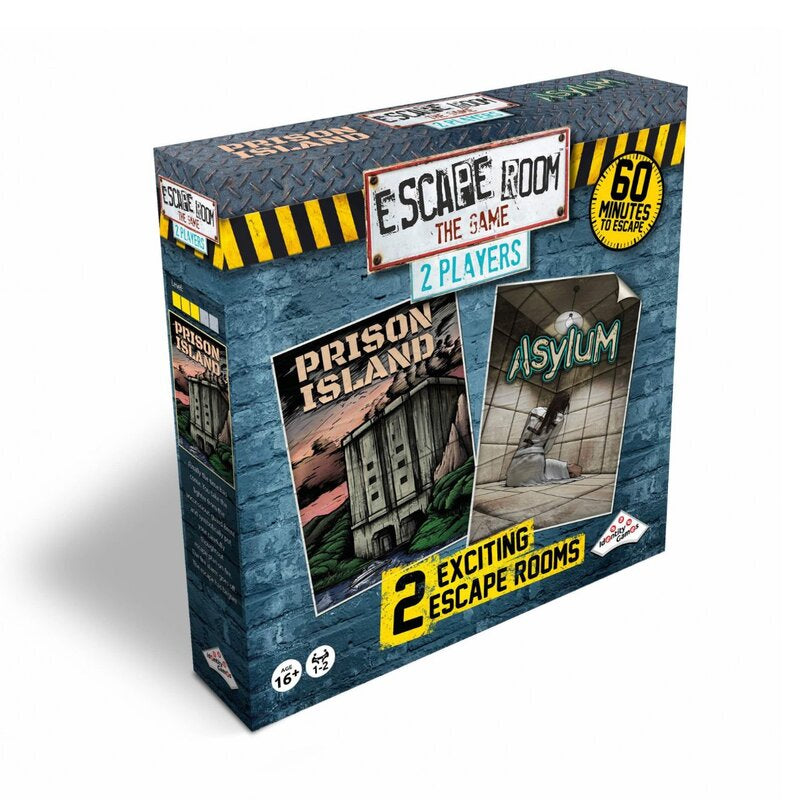 Escape Room The Game 2 Players - Prison Island And Asylum