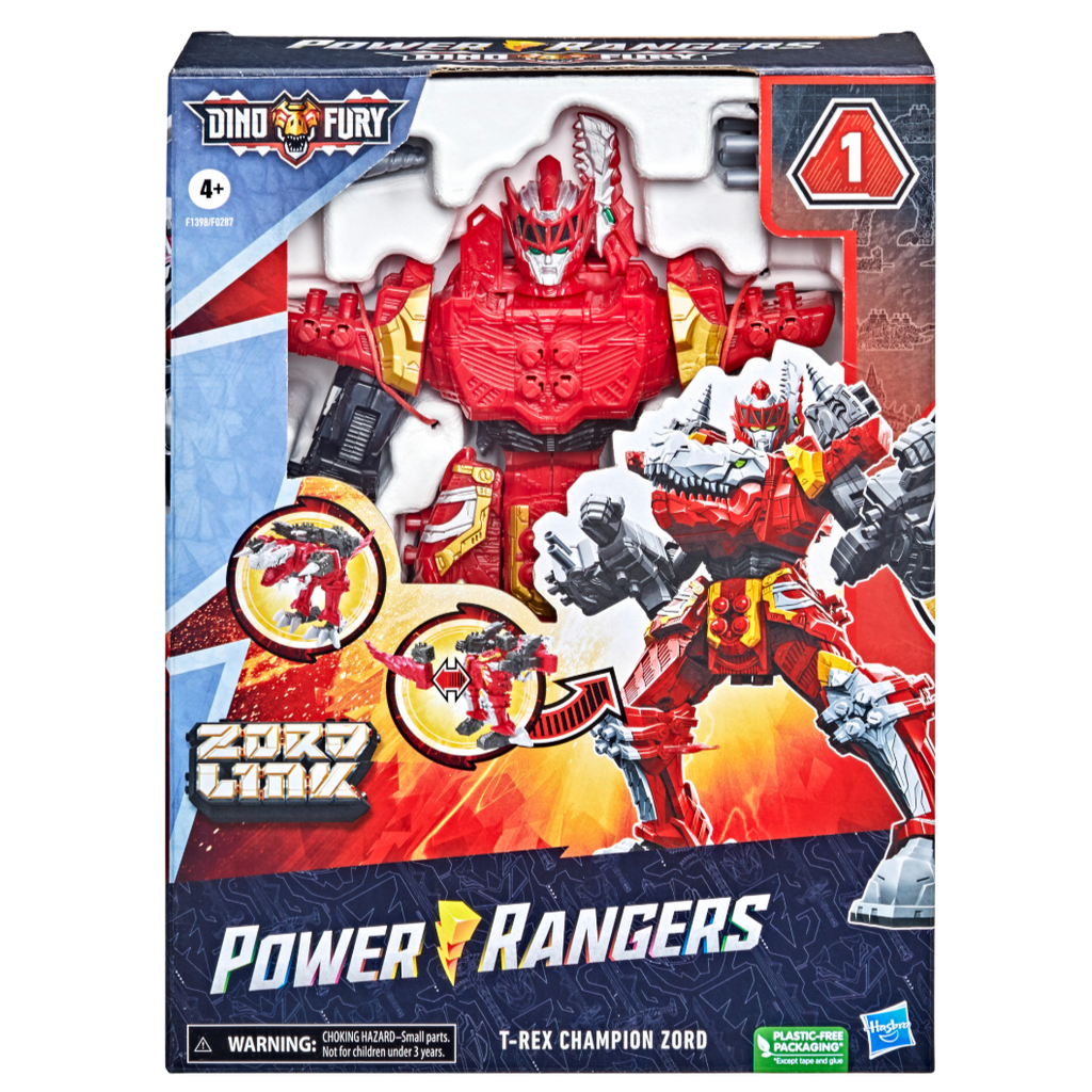 Power Rangers Dino Fury T-Rex Champion Zord