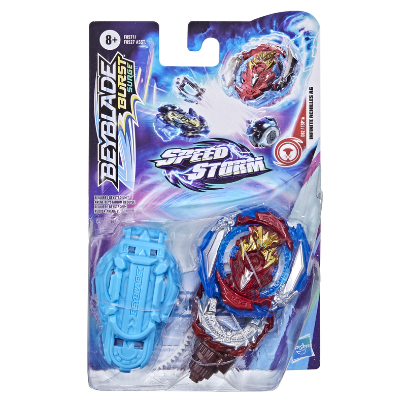 Beyblade Burst Surge Speedstorm Starter Pack Infinite Achilles A6