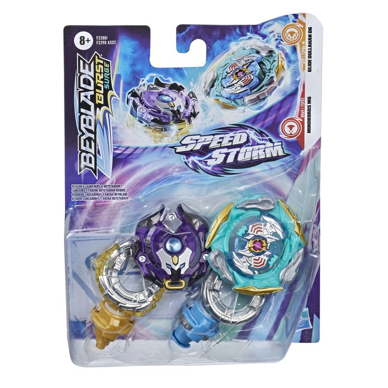 Beyblade Burst Surge Speedstorm Dual Pack Minoboros M6 & Glide Dullahan D6