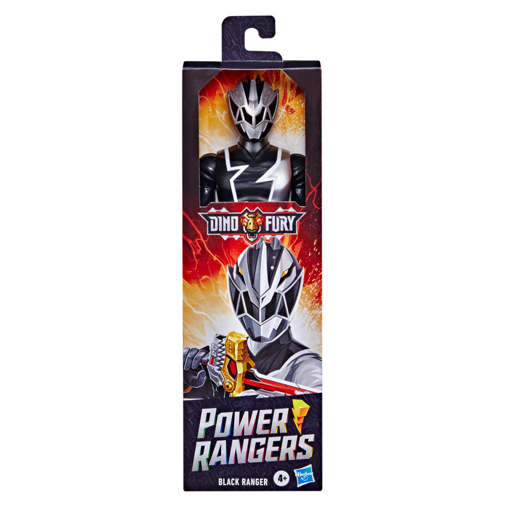 Power Rangers Dino Fury 12 Inch Black Ranger