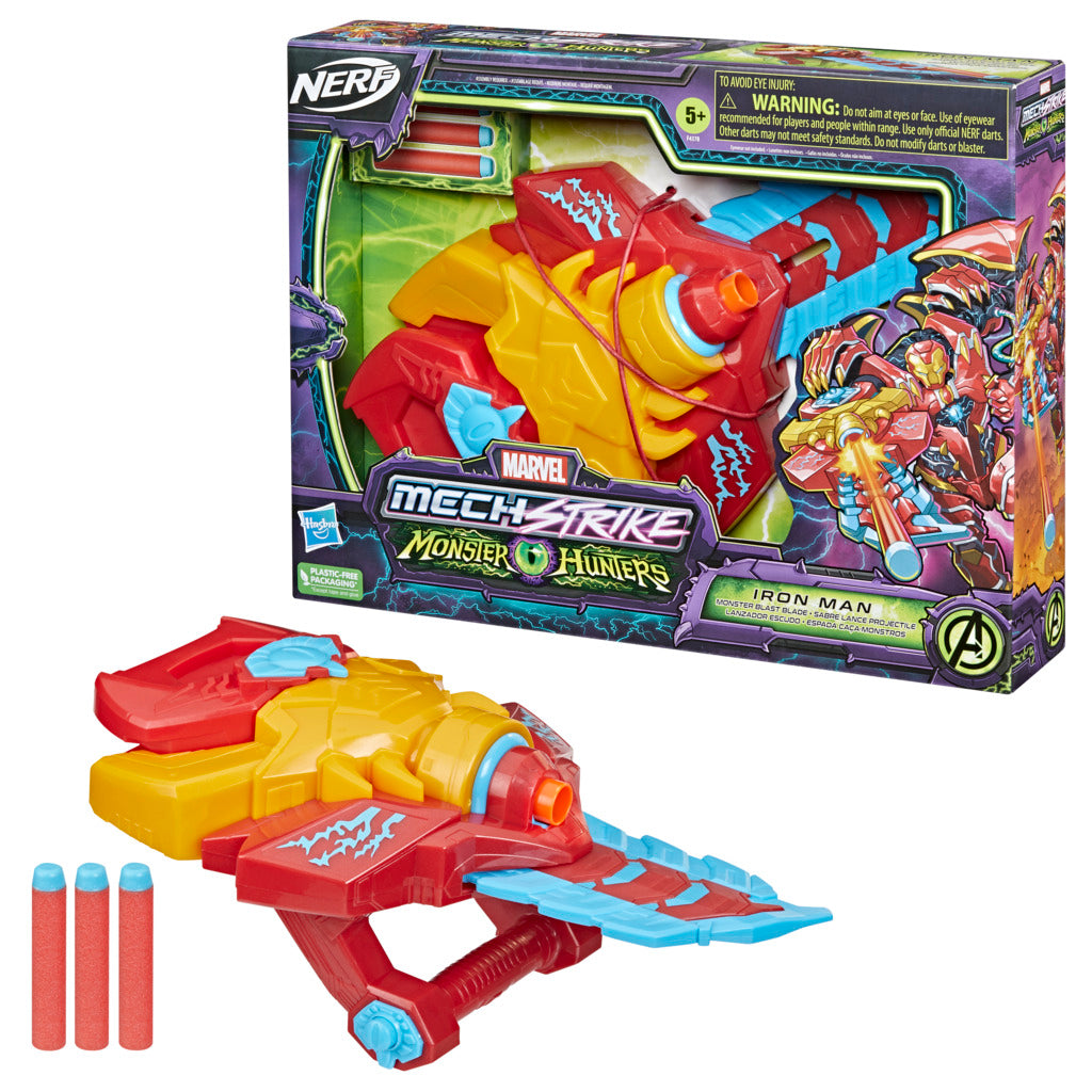 Marvel Mech Strike Monster Hunters Iron Man Monster Blast Blade