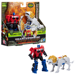 Transformers Rise Of The Beasts Beast Combiner 2-Pack Optimus Prime & Lionsblade