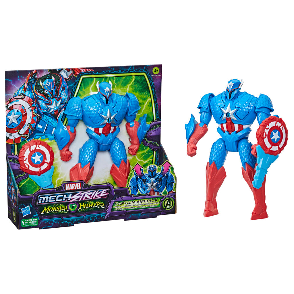 Marvel Mech Strike Monster Hunters Captain America Hunter Suit