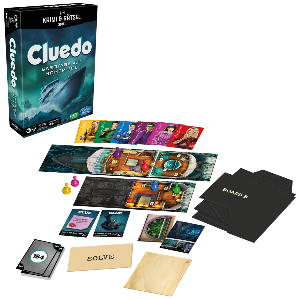 Cluedo Sabotage On The High Seas Mystery Game