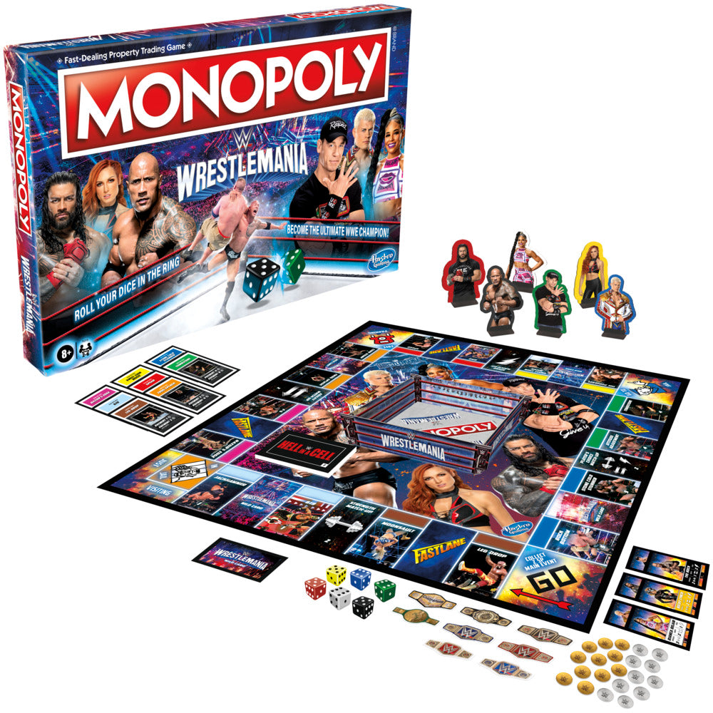 Monopoly WWE Wrestlemania Edition Board Game