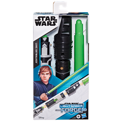 Star Wars Lightsaber Forge Luke Skywalker Green Lightsaber