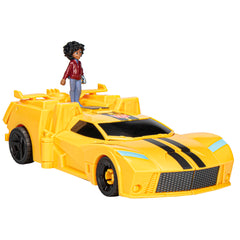 Transformers Earthspark Spin Changer Bumblebee & Mo Malto