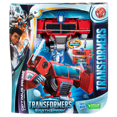 Transformers Earthspark Spin Changer Optimus Prime & Robby Malto